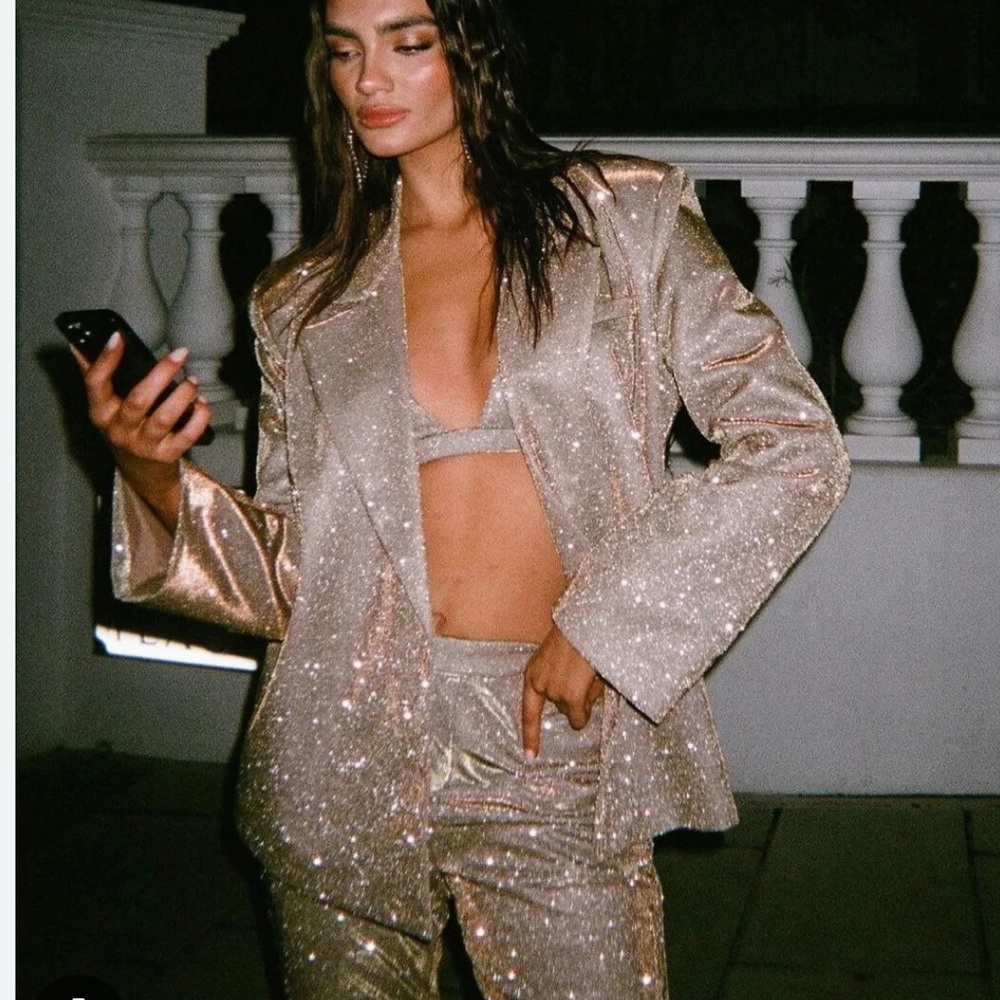 NWOT SLA bronze Paloma blazer - Picture 5 of 10